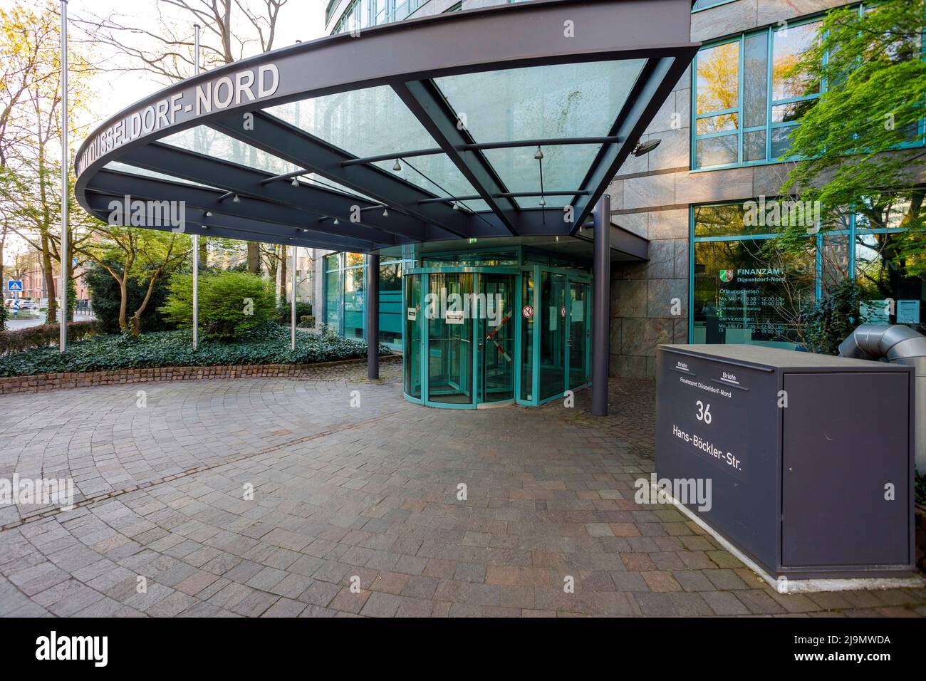 Finanzamt Düsseldorf-Nord Stockfoto