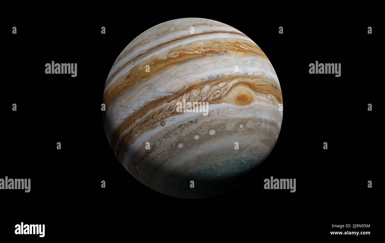 Jupiter, größter Planet des Sonnensystems Stockfoto