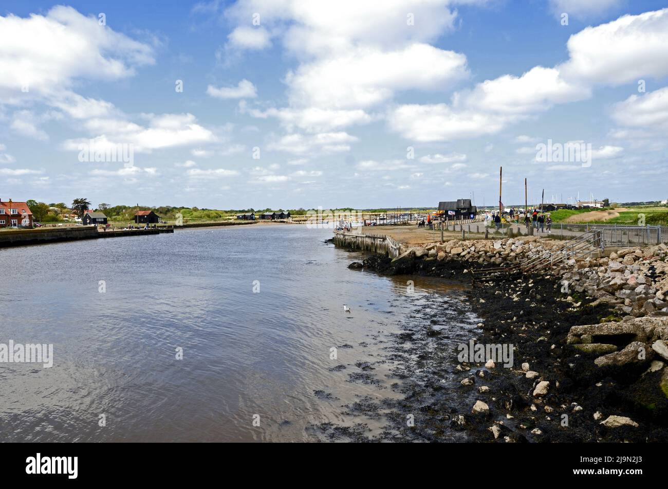 River Blyth in Southwold Stockfoto