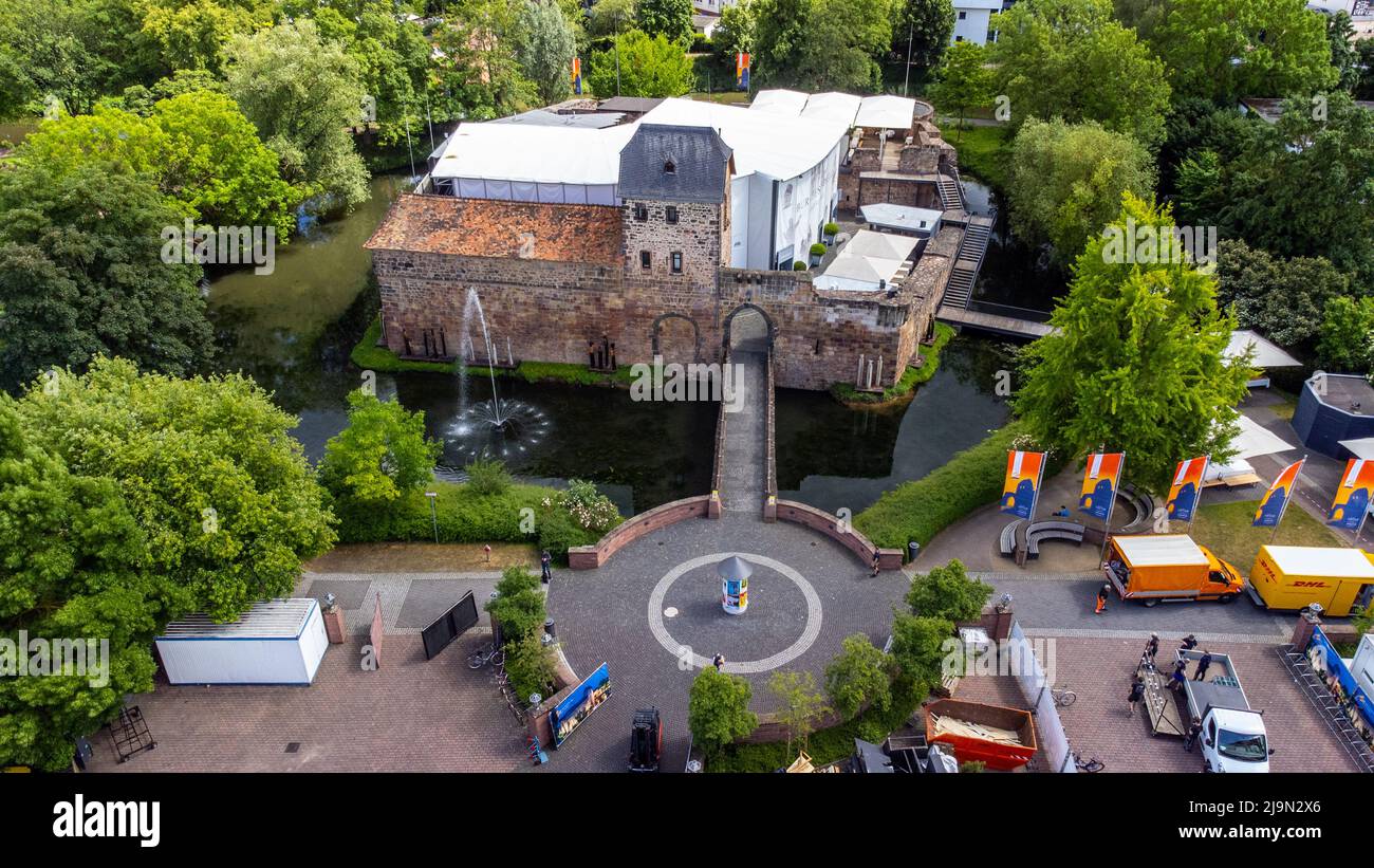 Burg Vilbel, Bad Vilbel, Frankfurt, Deutschland Stockfoto