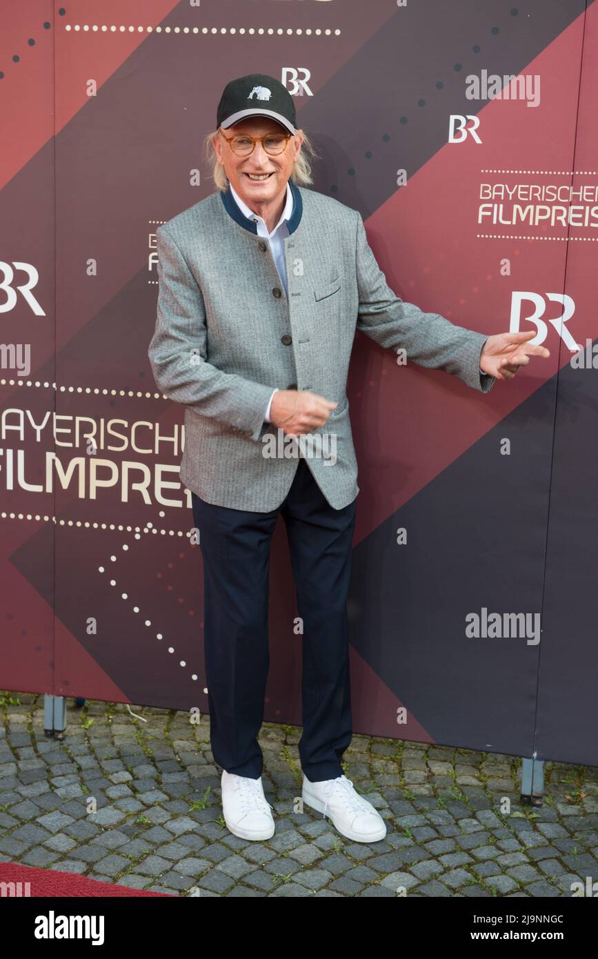 München, 20.. Mai 2022, Schauspieler und Komiker Otto Waalkes auf dem roten Teppich bei der Verleihung des Bayerischen Filmpreises Stockfoto