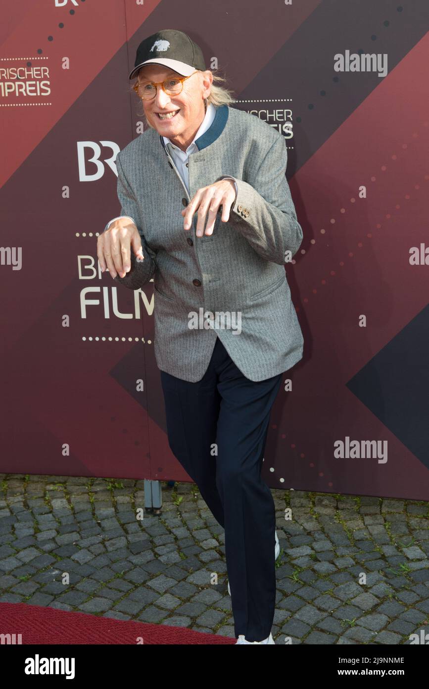 München, 20.. Mai 2022, Schauspieler und Komiker Otto Waalkes auf dem roten Teppich bei der Verleihung des Bayerischen Filmpreises Stockfoto