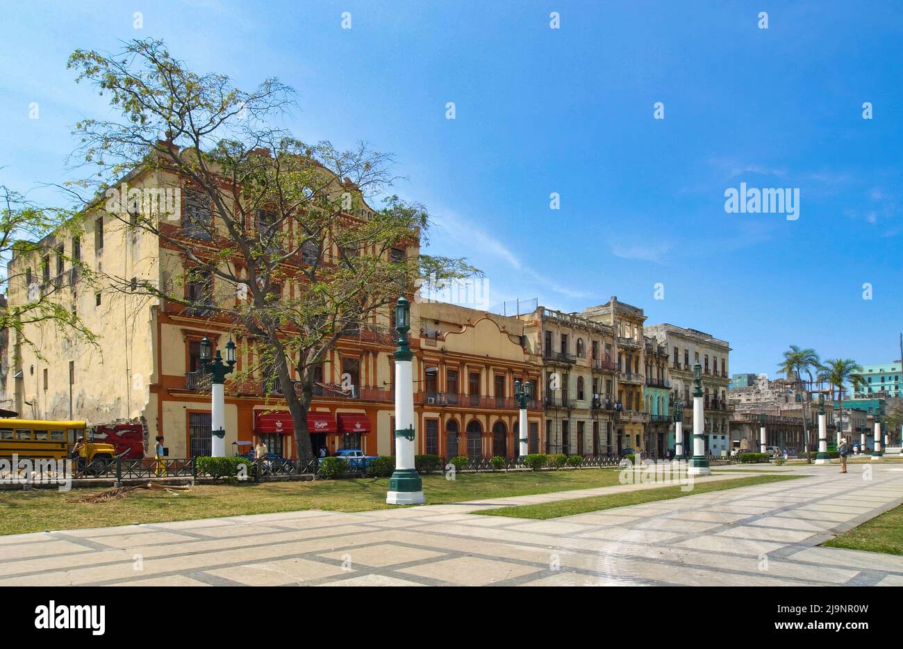 Die wunderschöne und farbenfrohe Hauptstadt Kubas, Havanna, eines der beliebtesten Reiseziele der Welt. Stockfoto