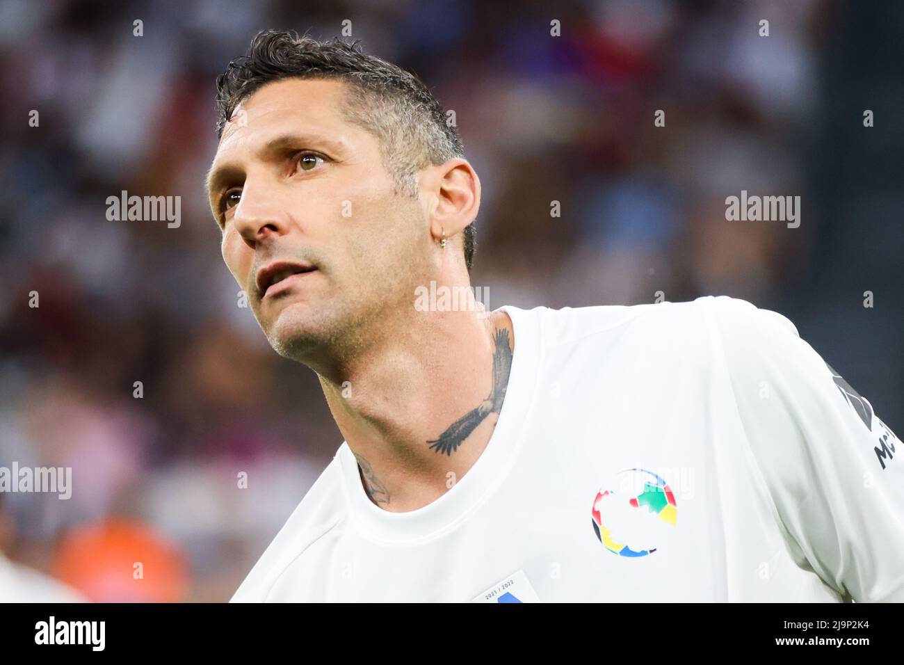 Marco Matazzi wird am 23 2022. Mai beim Spiel der Integration Heroes im