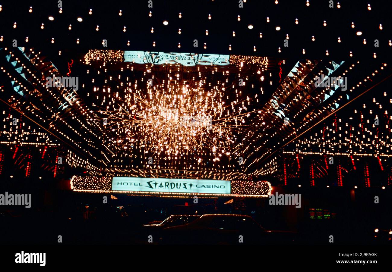 Hotel Stardust Casino in Las Vegas im Jahr 1979 Stockfoto Hotel Stardust Casino in Las Vegas im Jahr 1979 Stockfoto