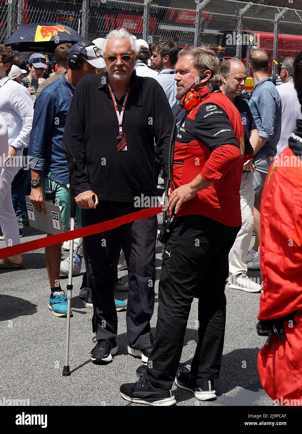 Barcelona, Spanien. 22.. Mai 2022. 22.05.2022, Circuit de Catalunya, Barcelona, F1 Pirelli Grand Prix von Spanien 2022, im Bild Flavio Briatore Credit: Independent Photo Agency/Alamy Live News Stockfoto