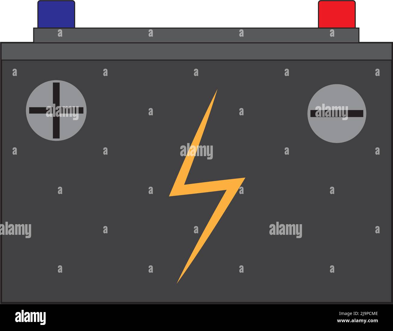 Batteriezeichnung. Solarzellen und alternative Energien auf weißem Hintergrund, Symbol und Zeichnung von Generator und Batterie. Vektor-Illustration. Stock Vektor