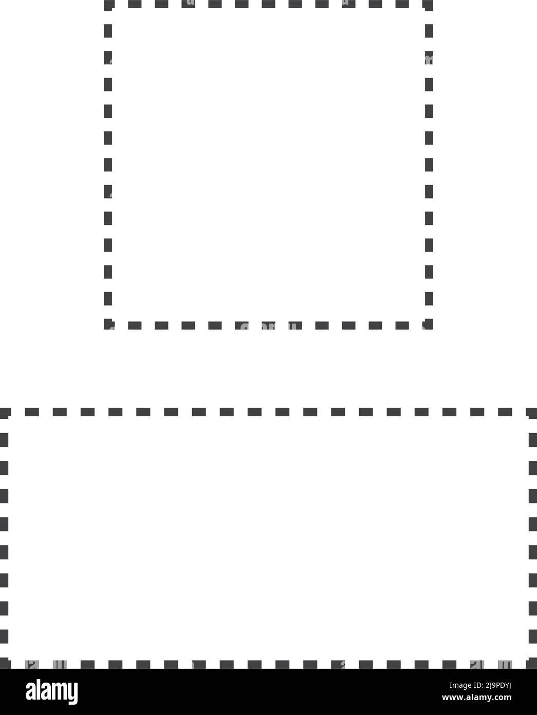 Gepunktete geometrische Formen Arbeitsblätter für Kinder - Färbung, Schneiden und Zeichnen.Ready-to-Print, geometrische Formen Unterricht Übungen für Kinder, geometrisch. Stock Vektor