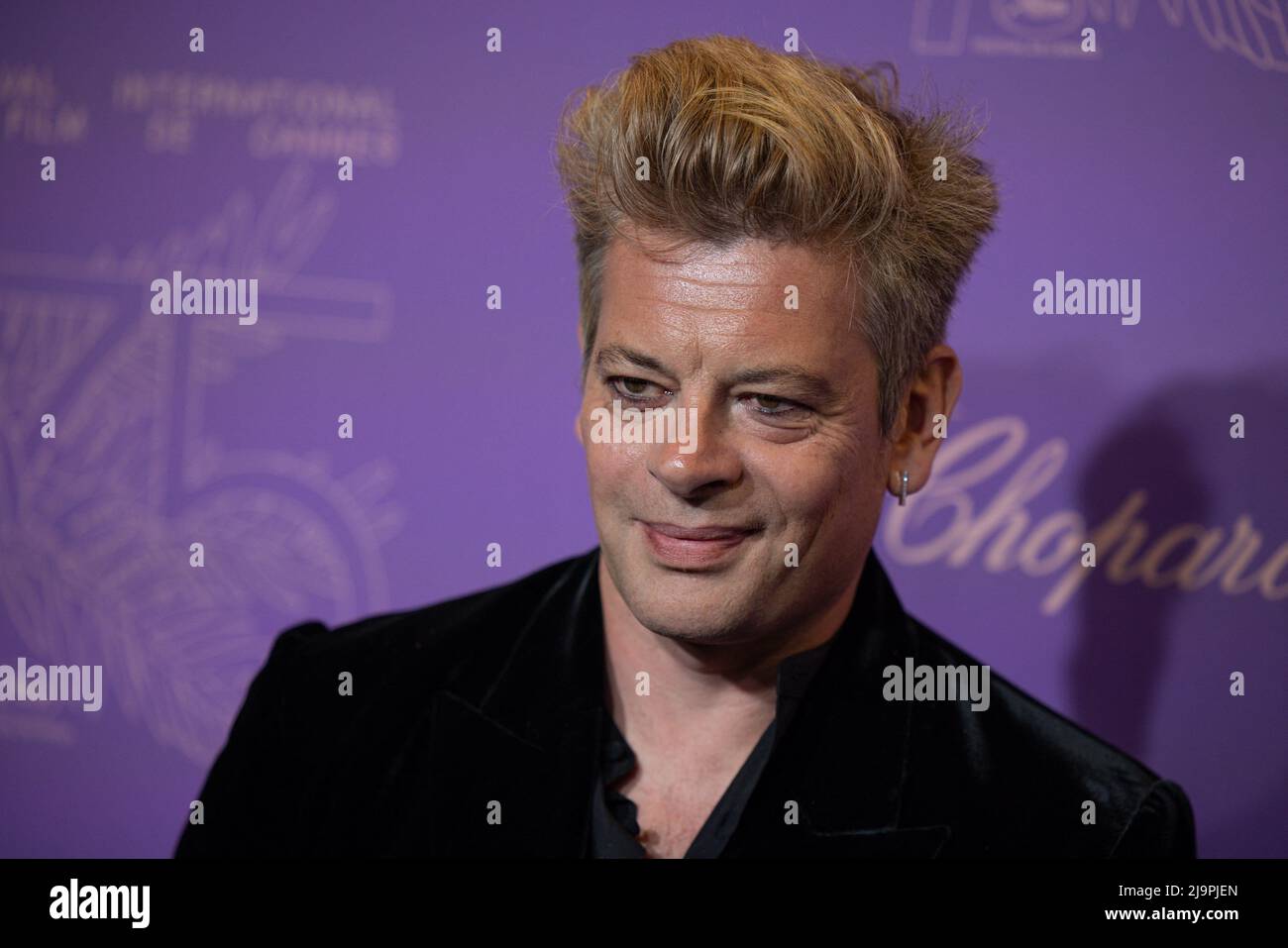 Benjamin Biolay nimmt am 24. Mai 2022 im französischen Cannes am Jubiläumsdinner „Cannes 75“ während des jährlichen Filmfestivals 75. Teil. Foto von David Boyer/ABACAPRESS.COM Stockfoto