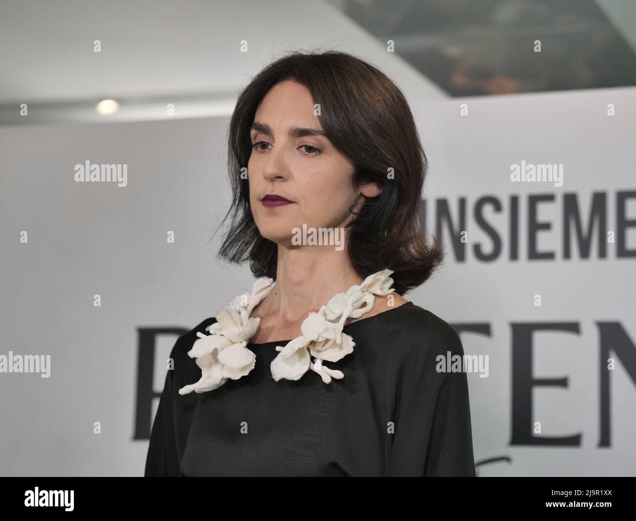 Talk pantene Live instagram Treffen mit Valeria Consorte Stockfoto