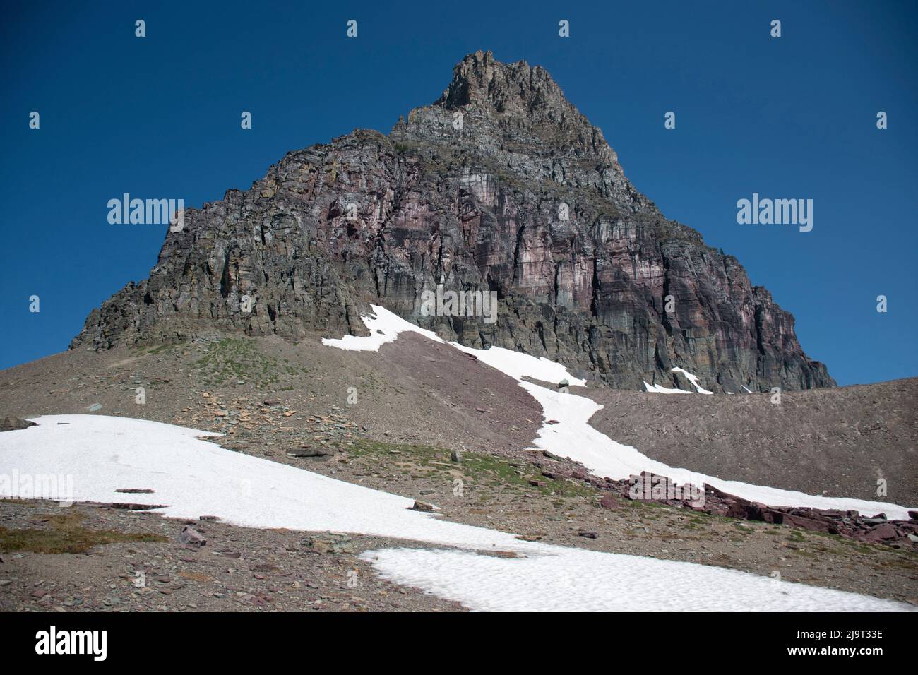 Heavy Runner Mountain, Glacier National Park, Montana, USA Stockfoto