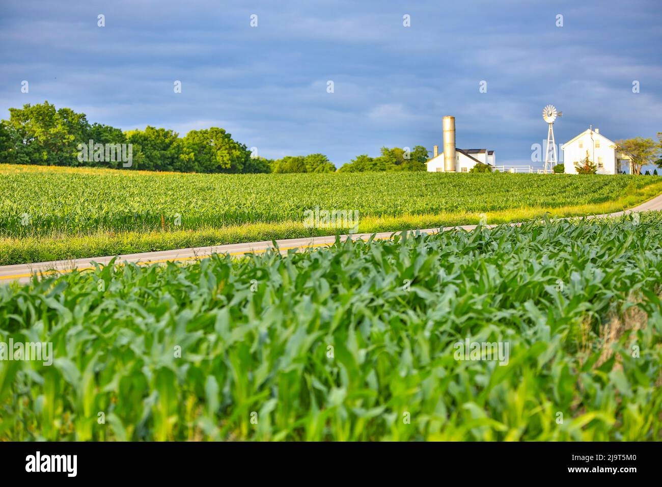 Lancaster, Pennsylvania, USA. Bauernhof. Stockfoto