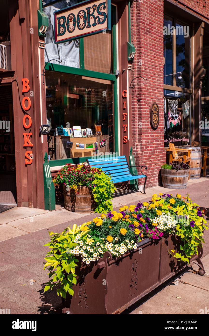 Ellensburg, Staat Washington, USA. Kleine Stadt Hauptstraße Stockfoto