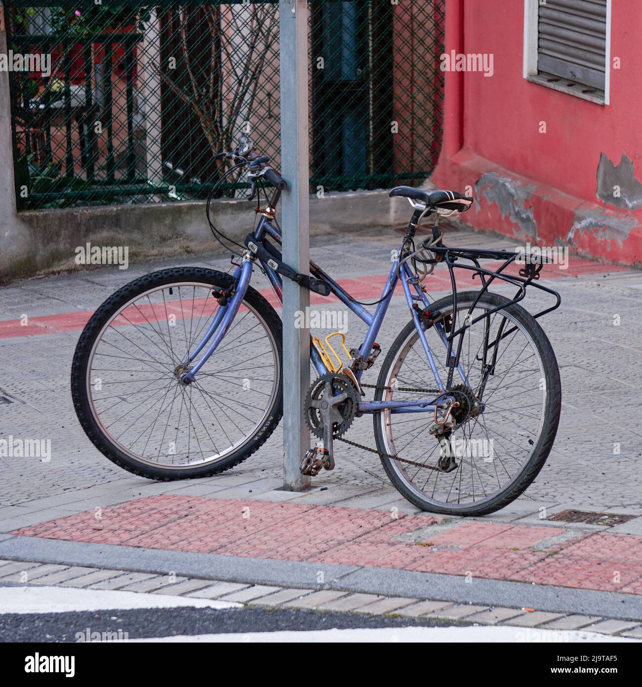 Fahrrad Verkehrsmittel in der Stadt Stockfoto