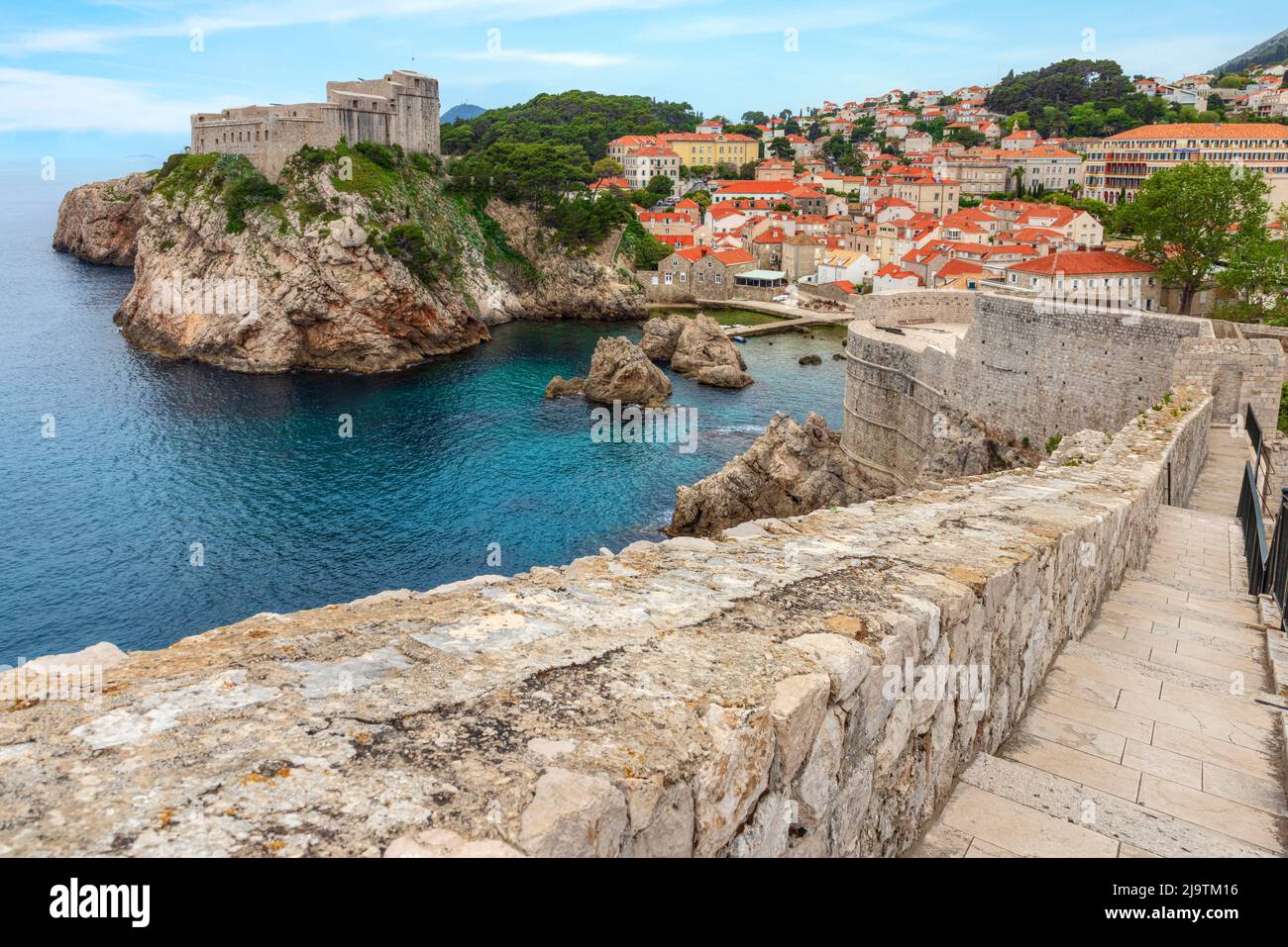 Dubrovnik, Dalmatien, Kroatien, Europa Stockfoto