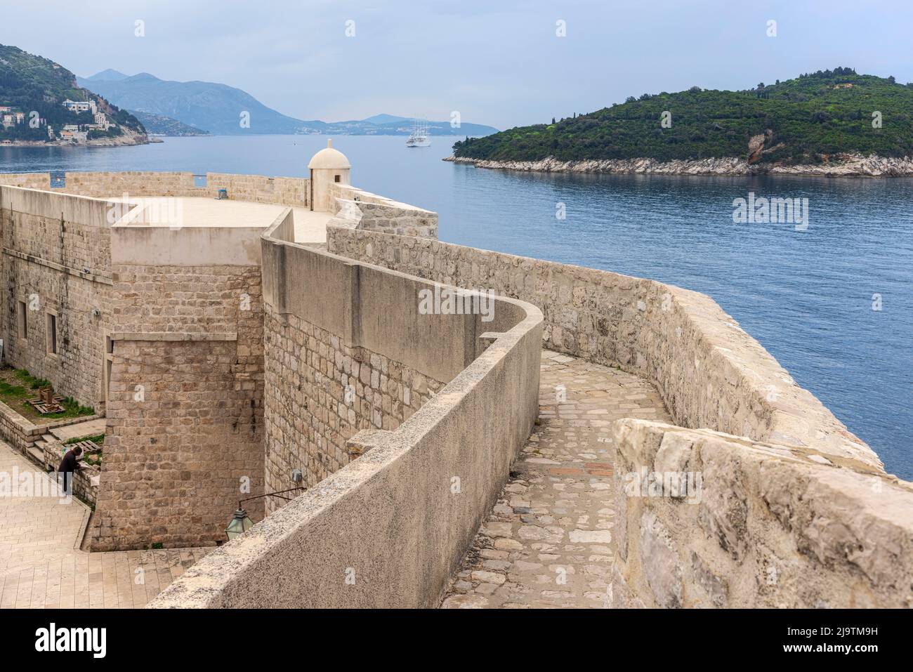 Dubrovnik, Dalmatien, Kroatien, Europa Stockfoto