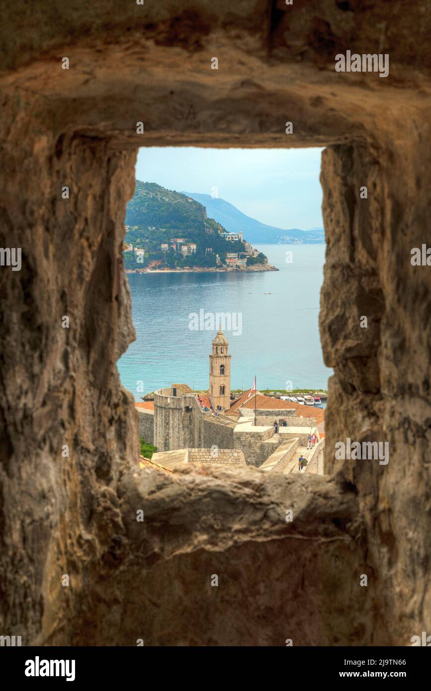 Dubrovnik, Dalmatien, Kroatien, Europa Stockfoto