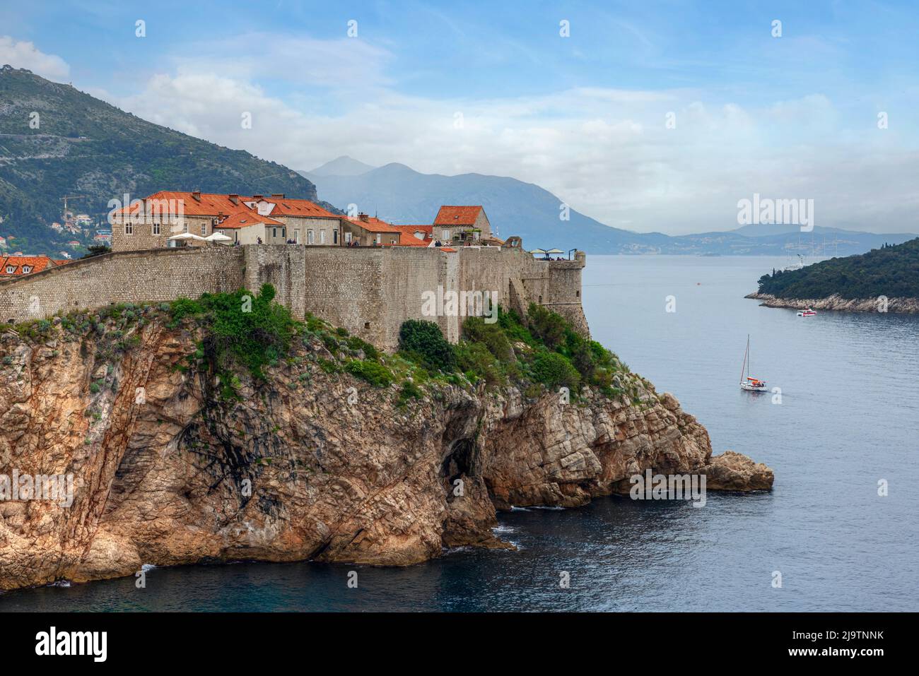 Dubrovnik, Dalmatien, Kroatien, Europa Stockfoto