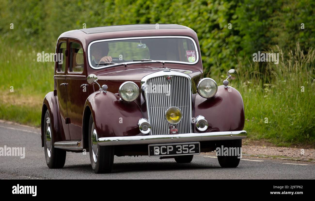 1949 Rover 75 P3 4-Light-Sportlimousine. Stockfoto