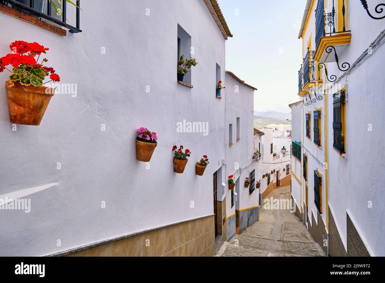 Olvera, Andalusien. Spanien Stockfoto