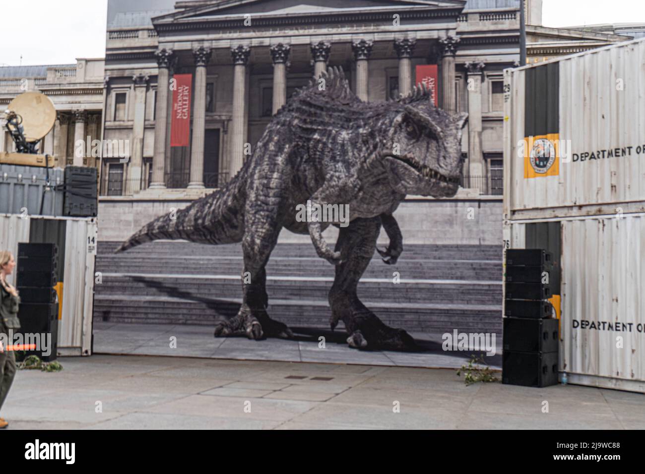 Giganotosaurus jurassic world dominion Fotos und Bildmaterial in