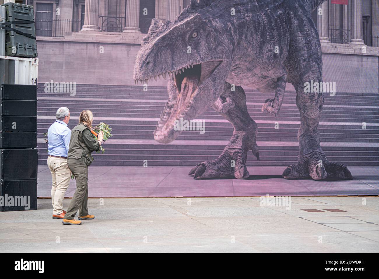 Giganotosaurus jurassic world dominion Fotos und Bildmaterial in