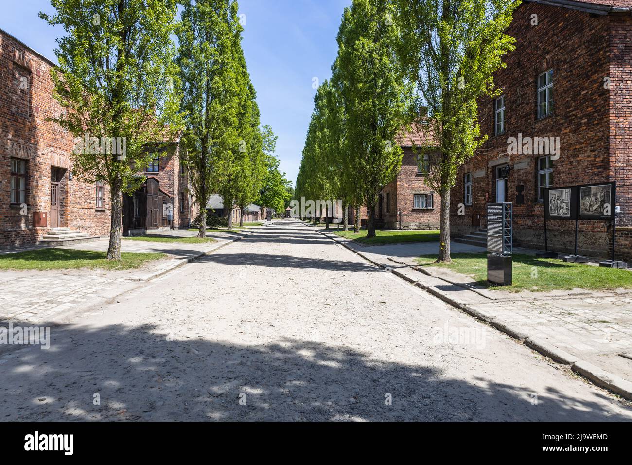KZ Auschwitz-Birkenau. Holocaust-Mahnmal. Oswiecim, Polen, 16. Mai 2022 Stockfoto