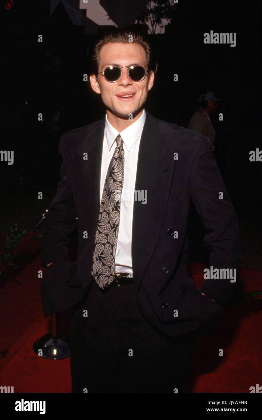 Christian Slater im Robin Hood Prince of Thieves Premiere am 10. Juni