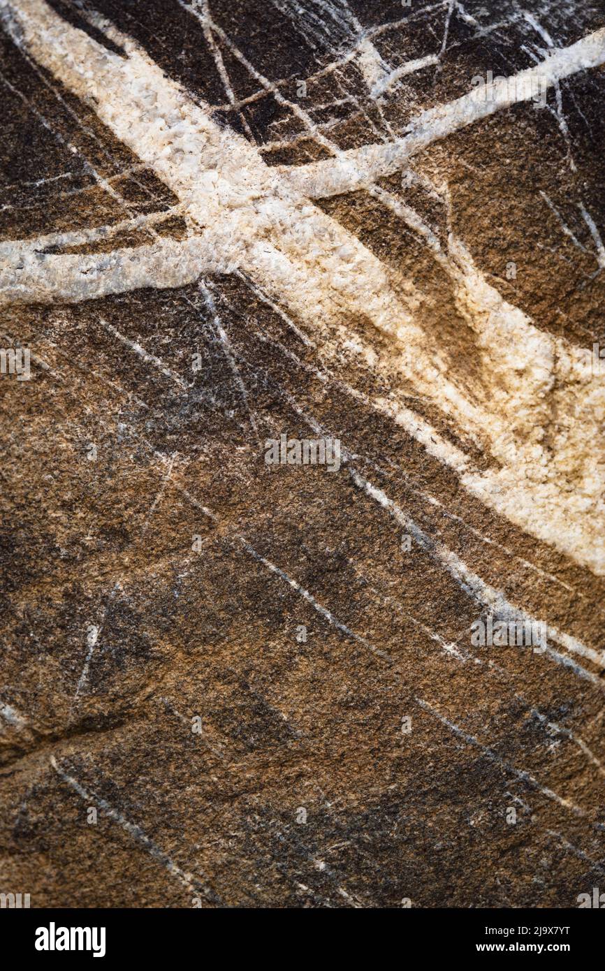 Abstrakte Sandstein Textur mit Muster mit Quarz Stockfoto