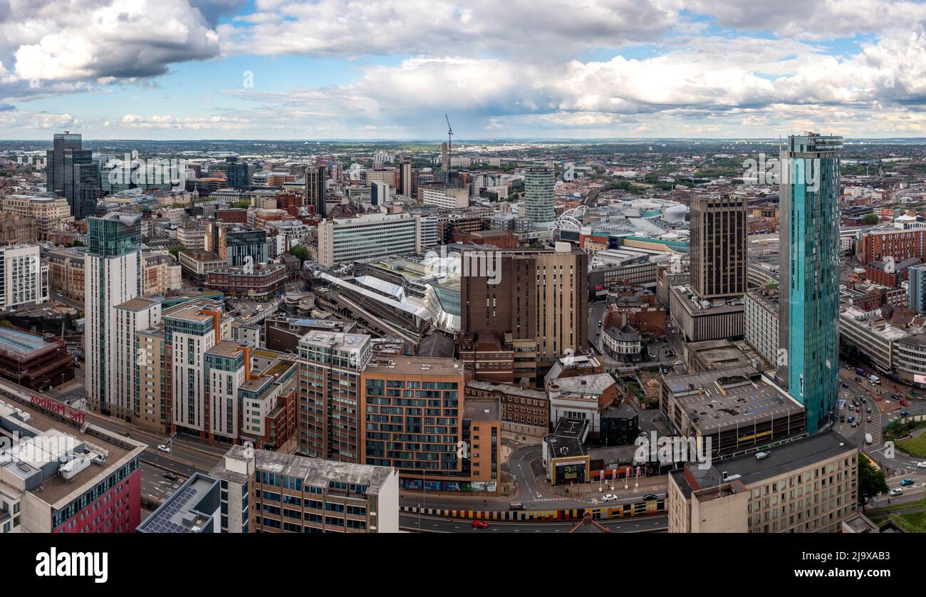 BIRMINGHAM, GROSSBRITANNIEN 24. MAI 2022. Eine Luftaufnahme des
