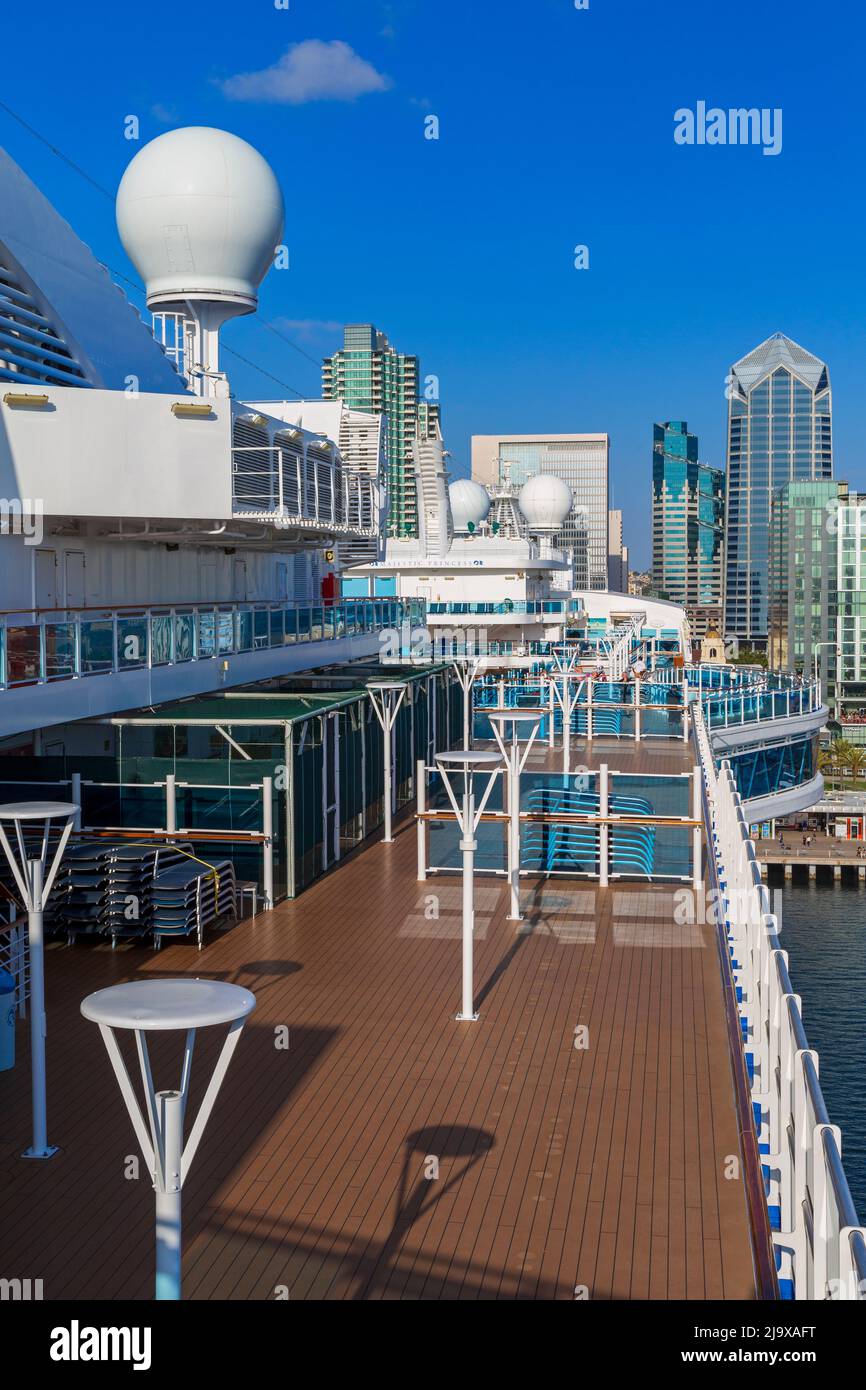 Majestic Princess-Schiff, San Diego, Kalifornien, USA Stockfoto
