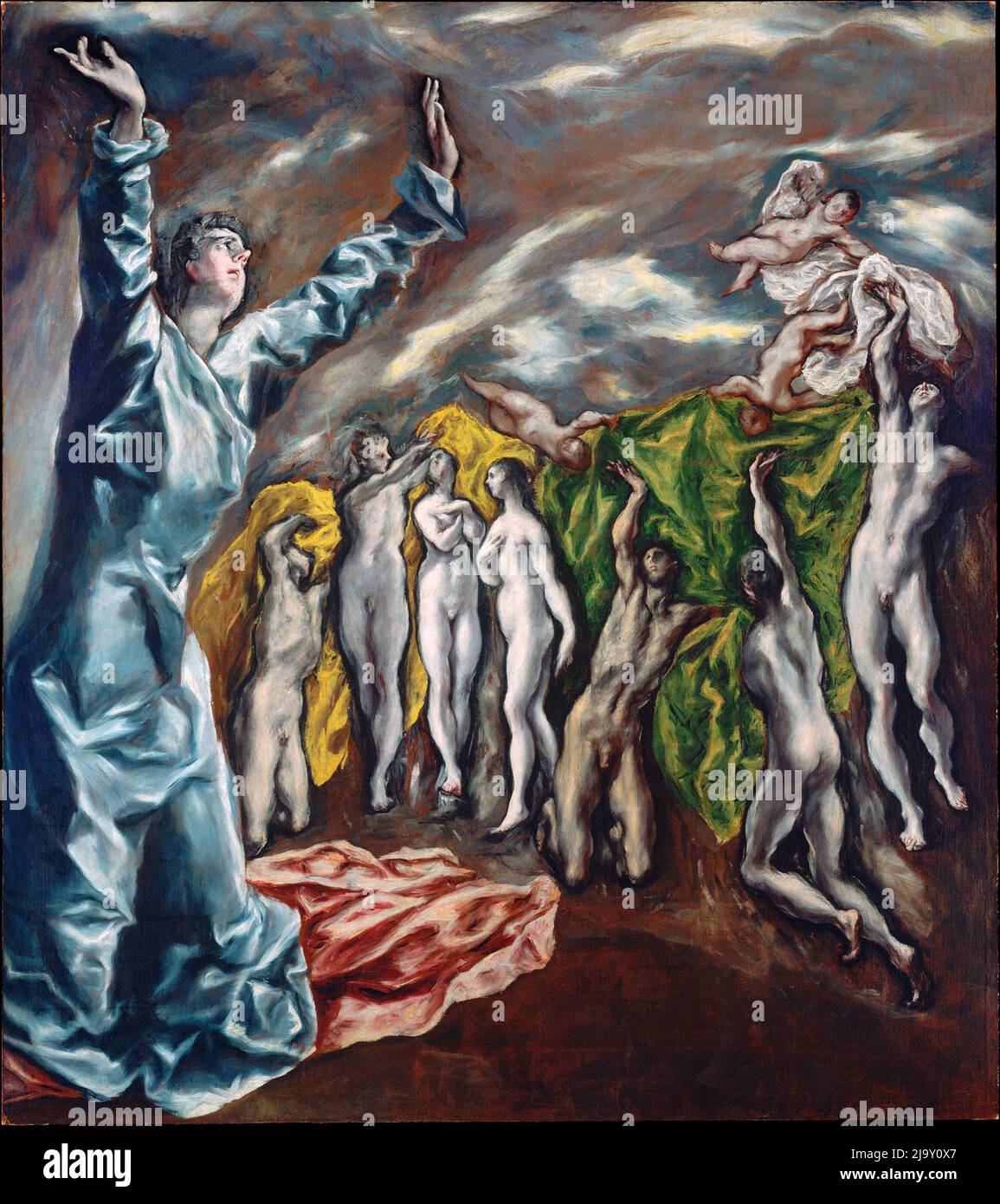 Die Vision des heiligen Johannes von El Greco Stockfoto