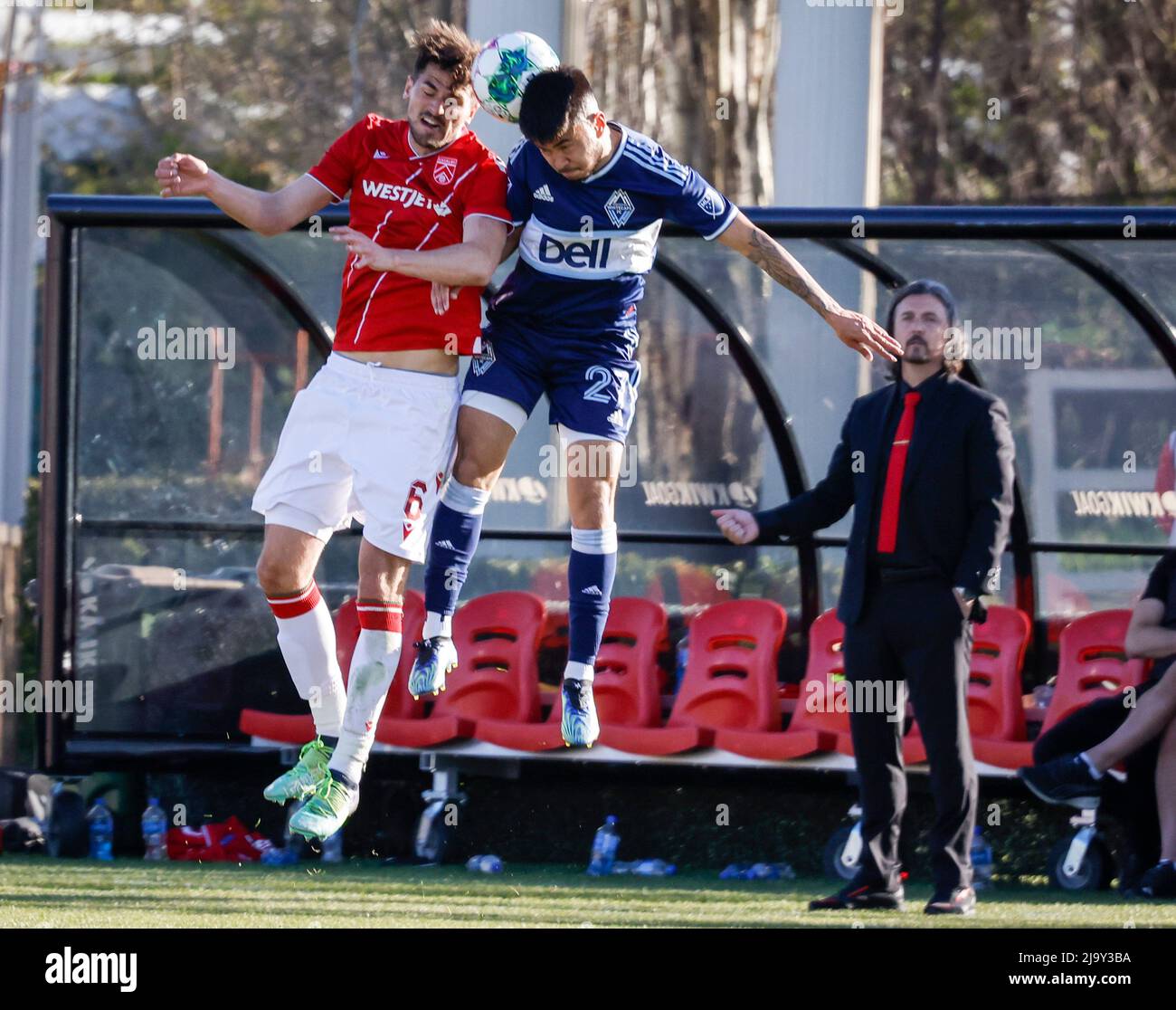 25. Mai 2022, Calgary, ab, KANADA Der Mittelfeldspieler Ryan Raposo