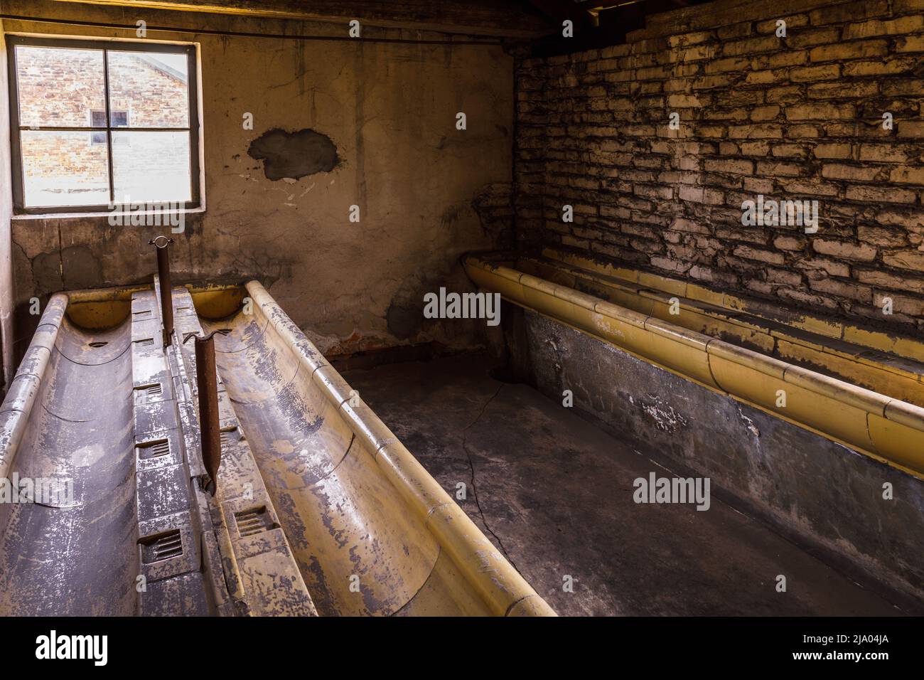 KZ Auschwitz-Birkenau. Holocaust-Mahnmal. Oswiecim, Polen, 16. Mai 2022 Stockfoto