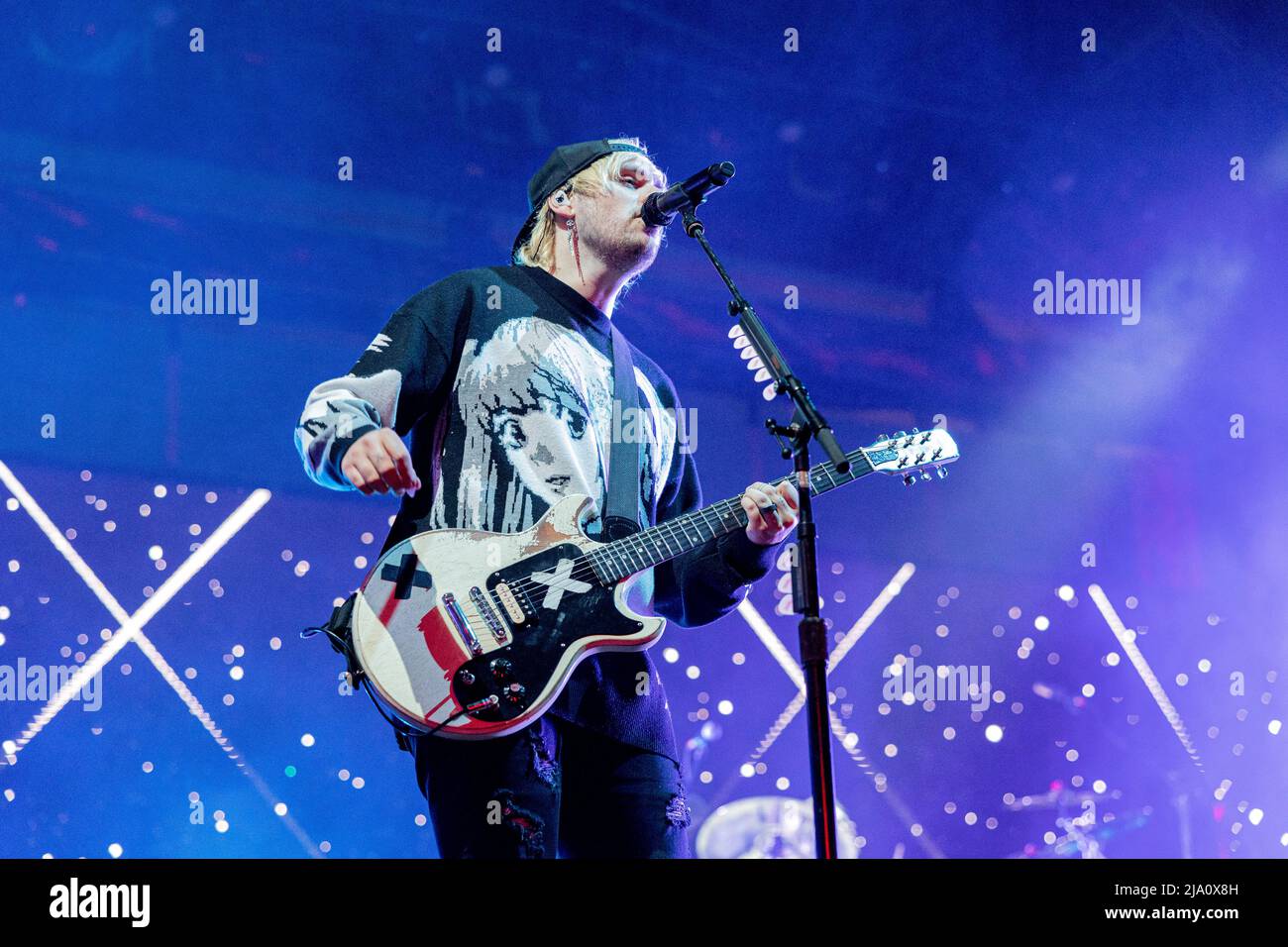 Italien 8. Mai 2022 5 Sekunden Sommer - Take My Hand World Tour live bei Carroponte Mailand © Andrea Ripamonti / Alamy Stockfoto