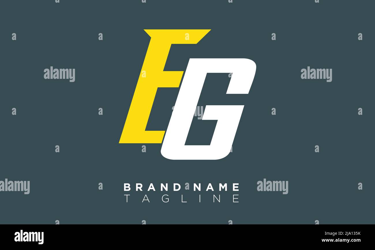 Z. B. Alphabet Buchstaben Initialen Monogramm Logo Stock Vektor