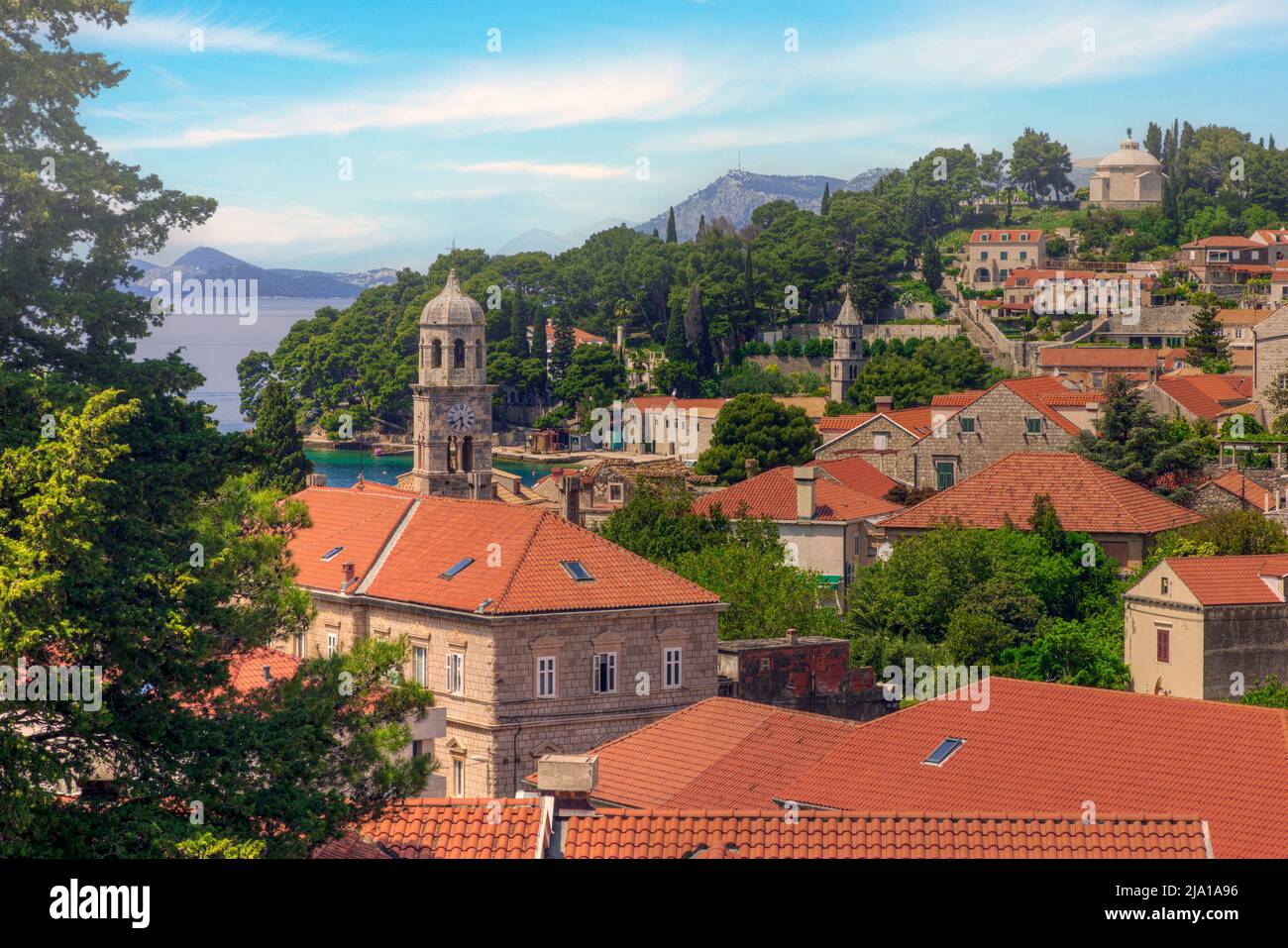 Cavtat, Dalmatien, Kroatien, Europa Stockfoto Cavtat, Dalmatien, Kroatien, Europa Stockfoto