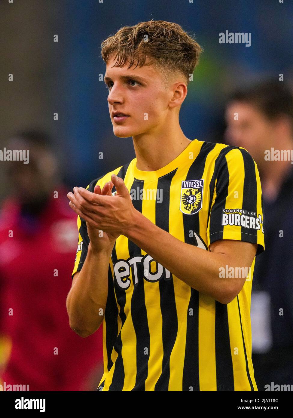 ARNHEM - Gyan de Regt von Vitesse während des Finalspiels der niederländischen Eredivisie zwischen Vitesse und AZ beim Gelredome am 26. Mai 2022 in Arnhem, Niederlande. ANP ED DER POL Stockfoto