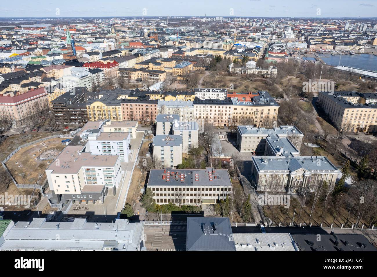 Russische Botschaft in Helsinki, Finnland Stockfoto