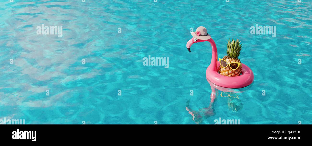 Schwimmreifen pool flamingo -Fotos und -Bildmaterial in hoher Auflösung –  Alamy