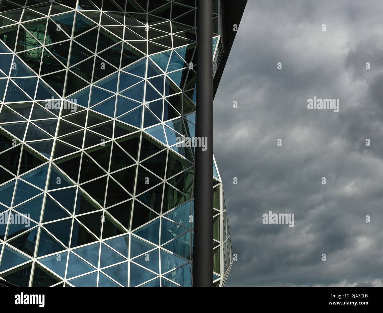 Axel-Springer Verlagshaus, Architekt Rem Koolhaas, (Büro für Metropolitan Architecture), Axel-Springer-Neubau, Axel-Springer Bürogebäude Stockfoto