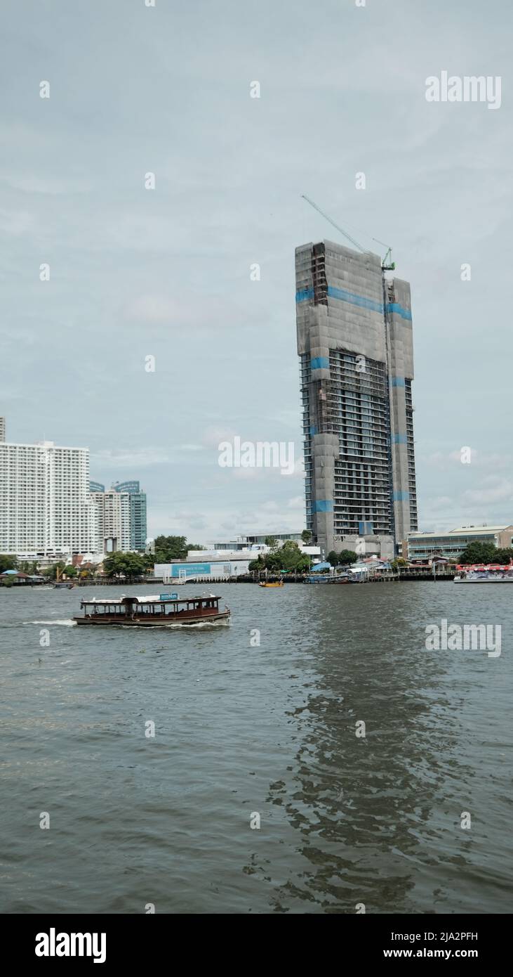 Chao Phraya River aka the River of Kings aka Mae Nam Chao Phraya Bangkok Thailand Stockfoto
