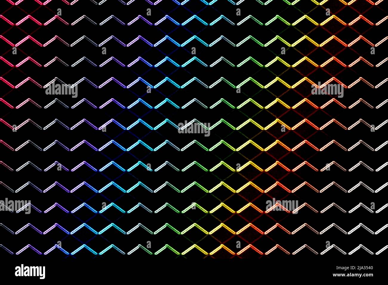 Zick-Zack-Linien Banner-Vorlagen gesetzt, Verlaufsstreifen Textur