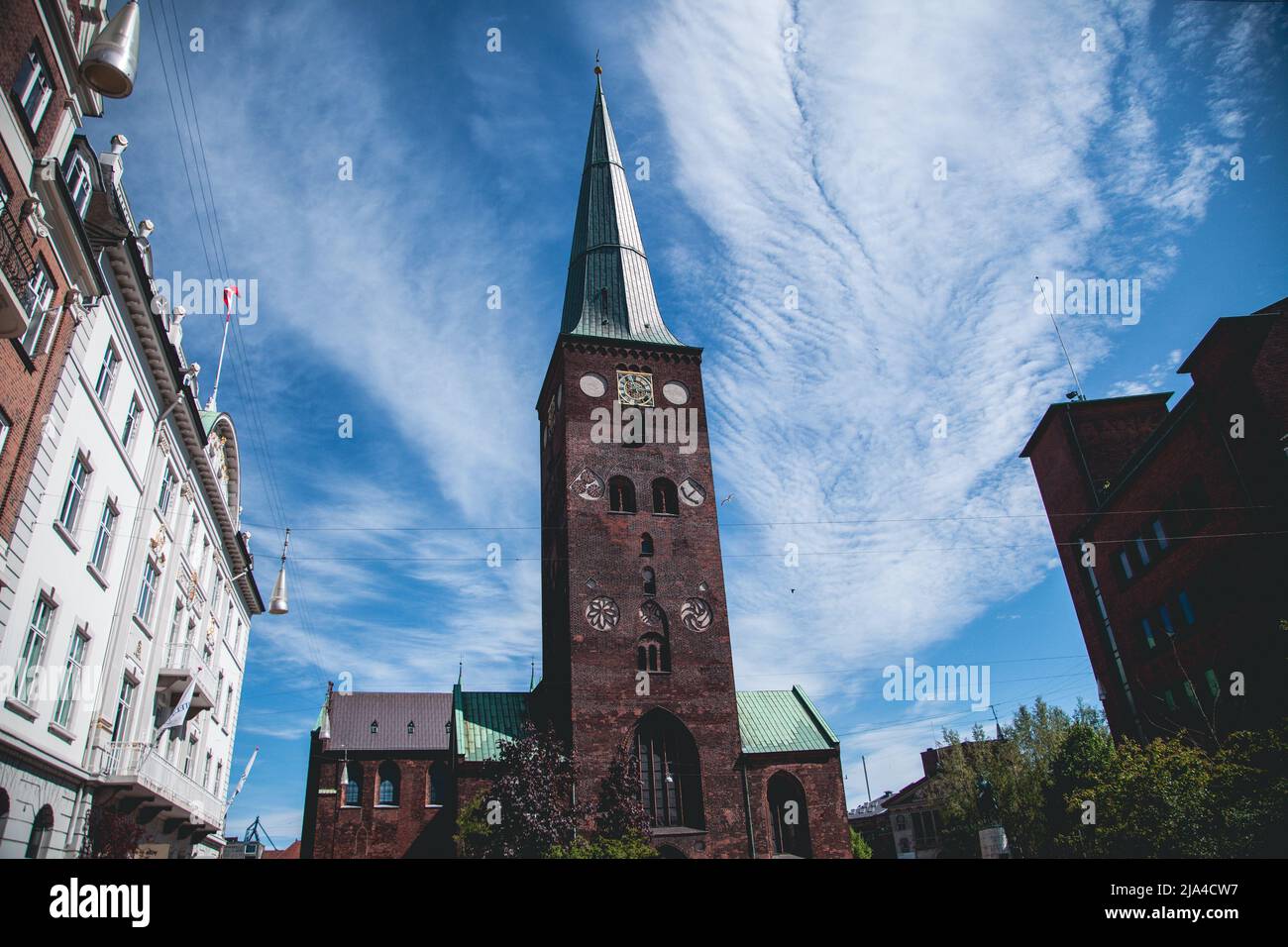 Kathedrale von Aarhus (Domkirke) in Aarhus, Dänemark (Jütland) Stockfoto