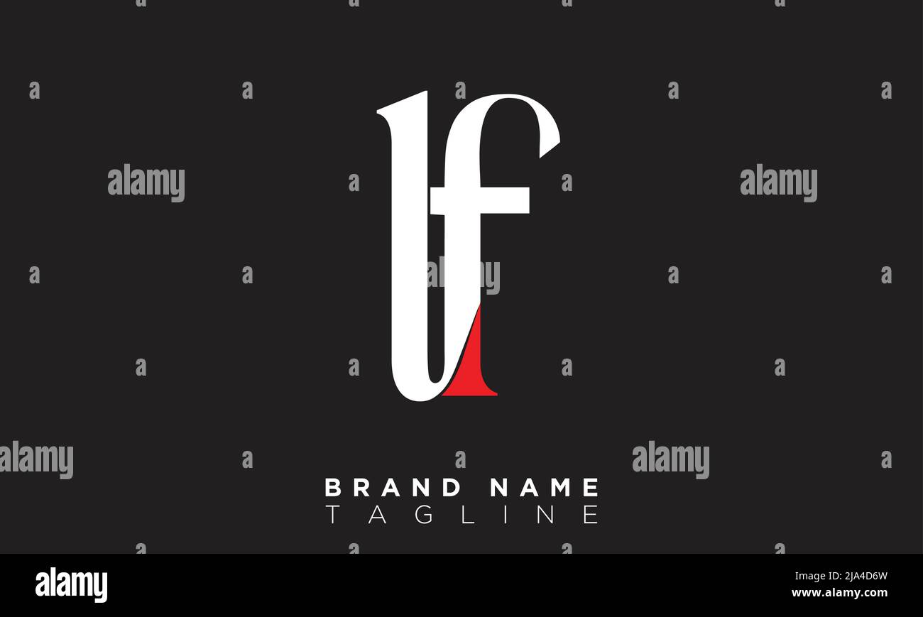UF Alphabet Buchstaben Initialen Monogramm Logo Stock Vektor