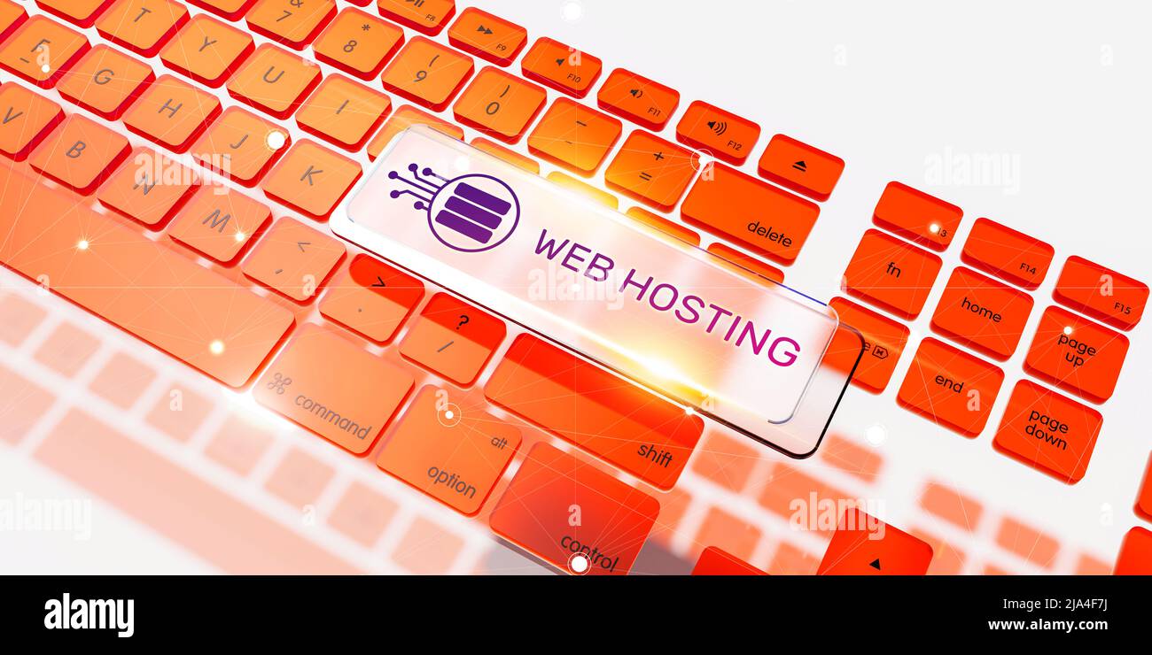 Webhosting Stockfoto