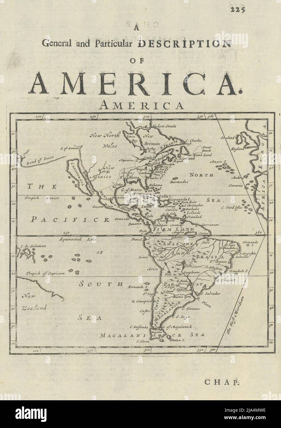 America von Herman Moll. Nord- Und Südamerika. Insular California 1709 alte Karte Stockfoto