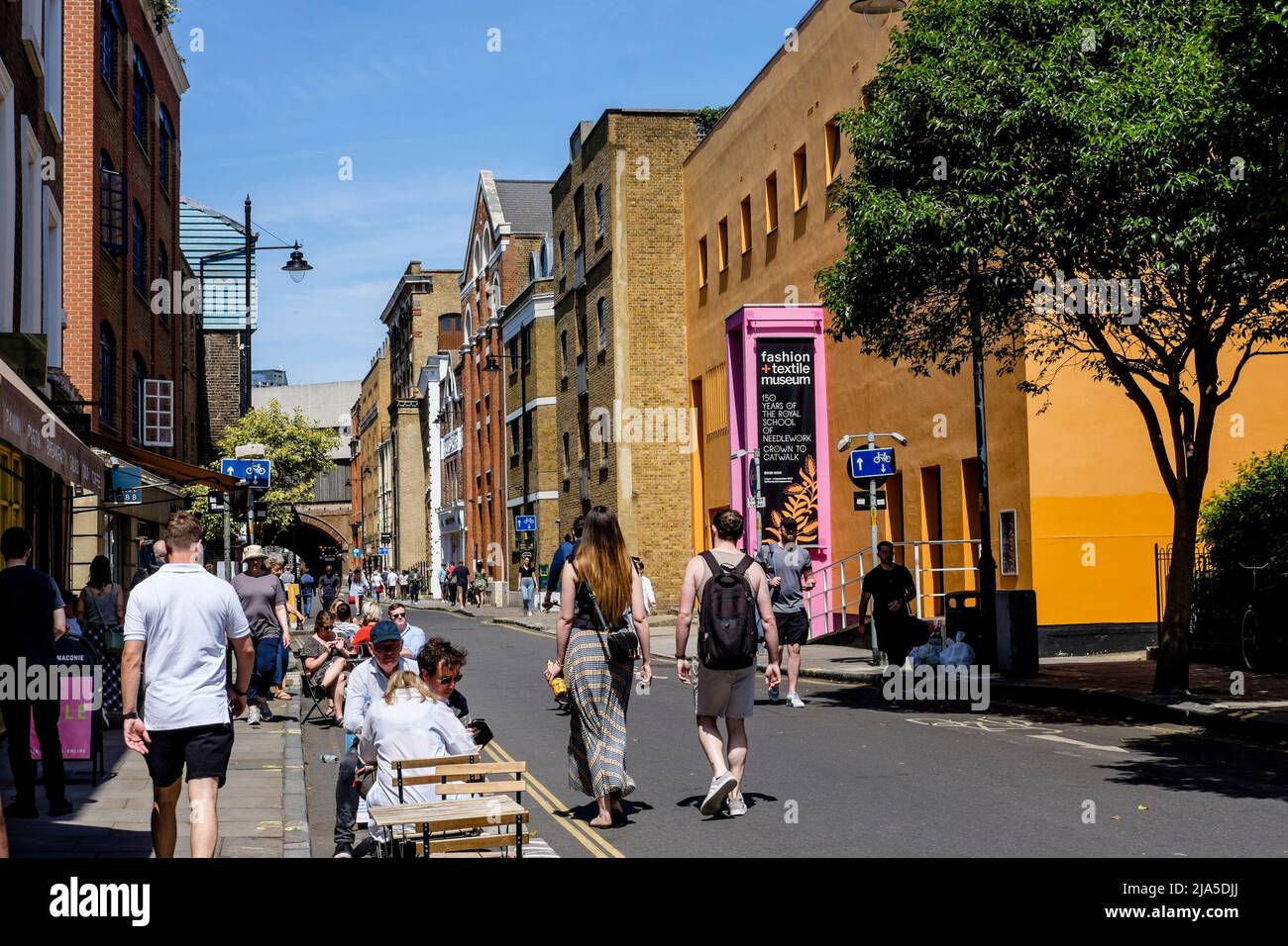 Bermondsey Street, London SE1, Großbritannien Stockfoto
