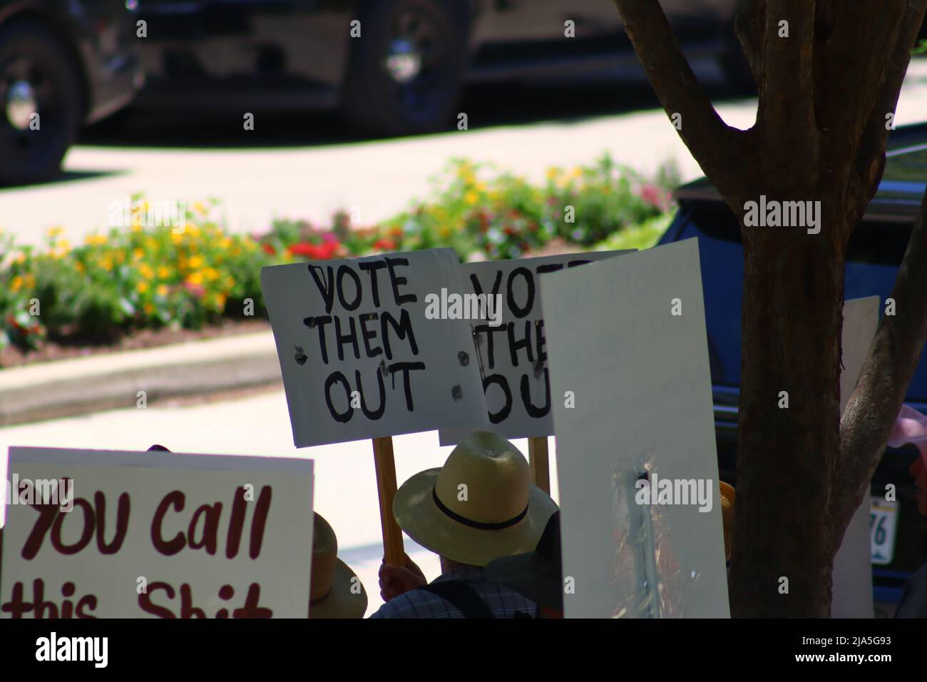 Houston, Usa. 27. Mai 2022. NRA Convention Protest Credit: Robert Balli/Alamy Live News Stockfoto