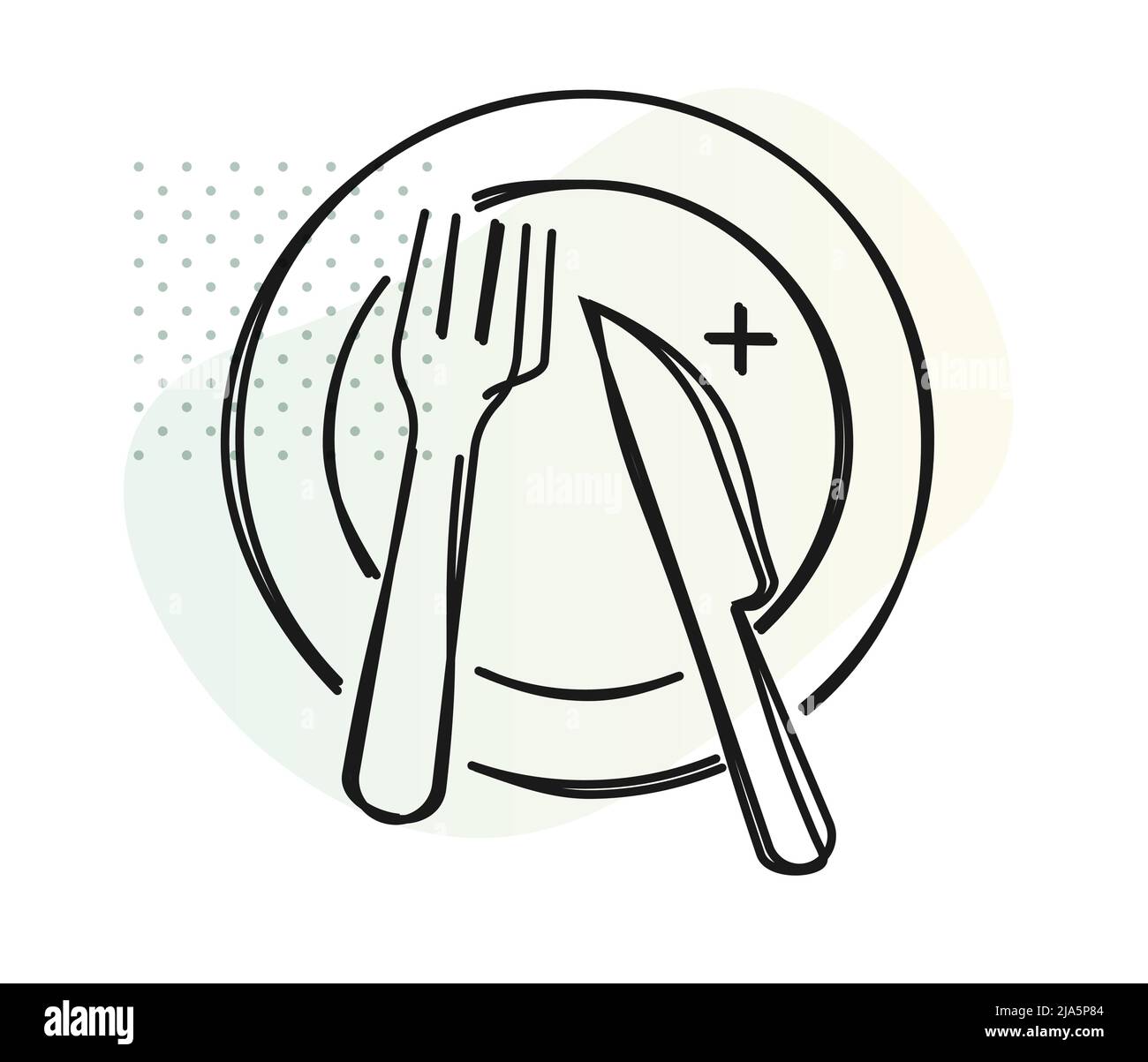 Fine Dining - Stock Icon als EPS 10 Datei Stock Vektor